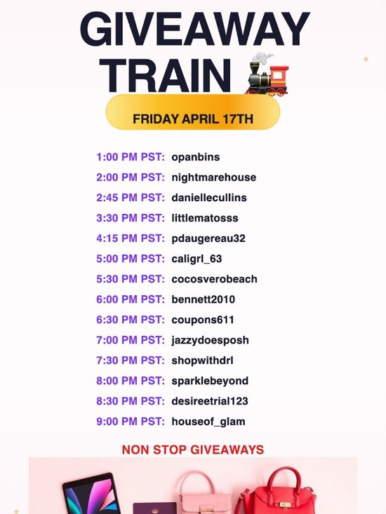 Other - The GIVEAWAY Raid Train | Friday April 17th | 1:00PM PST